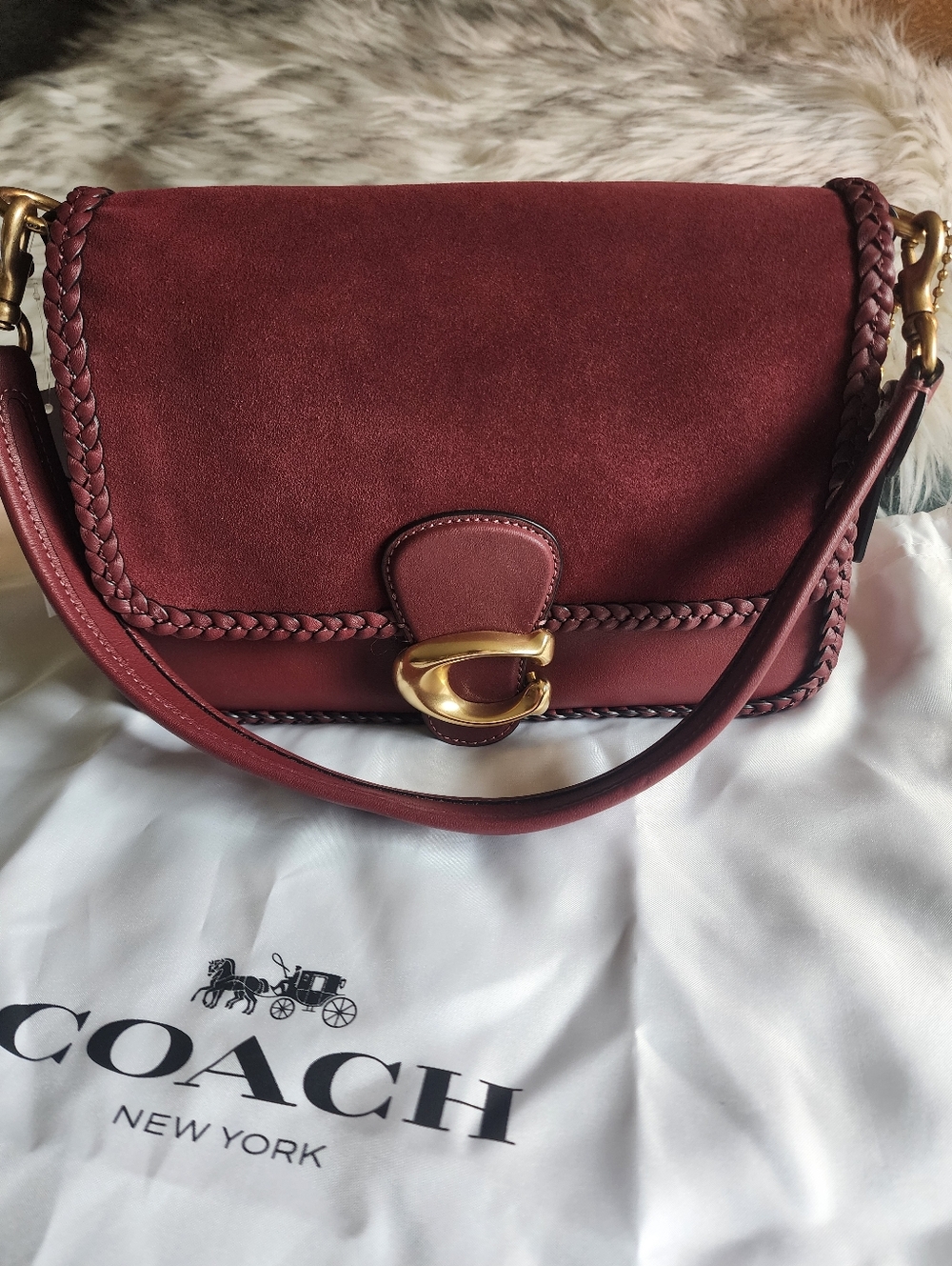 New Nwt Tags Coach Braided Soft Tabby Floral Crossbody 2 Straps Limited Edition - Picture 7 of 10